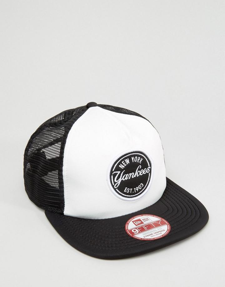 New Era 9fifty Snapback Cap Mesh - White
