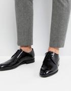 Hugo Derby Patent Leather Shoes In Black - Black
