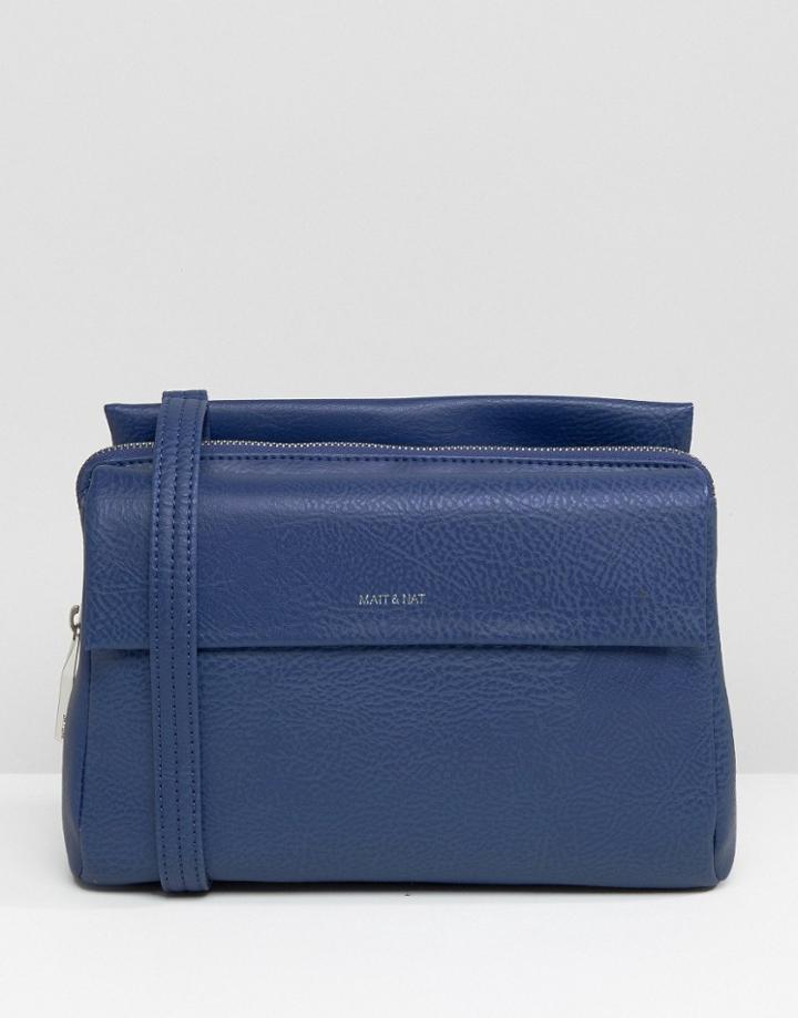 Matt & Nat Cross Body Bag - Blue