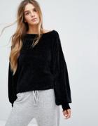 Micha Lounge Sleeve Detail Sweater - Black
