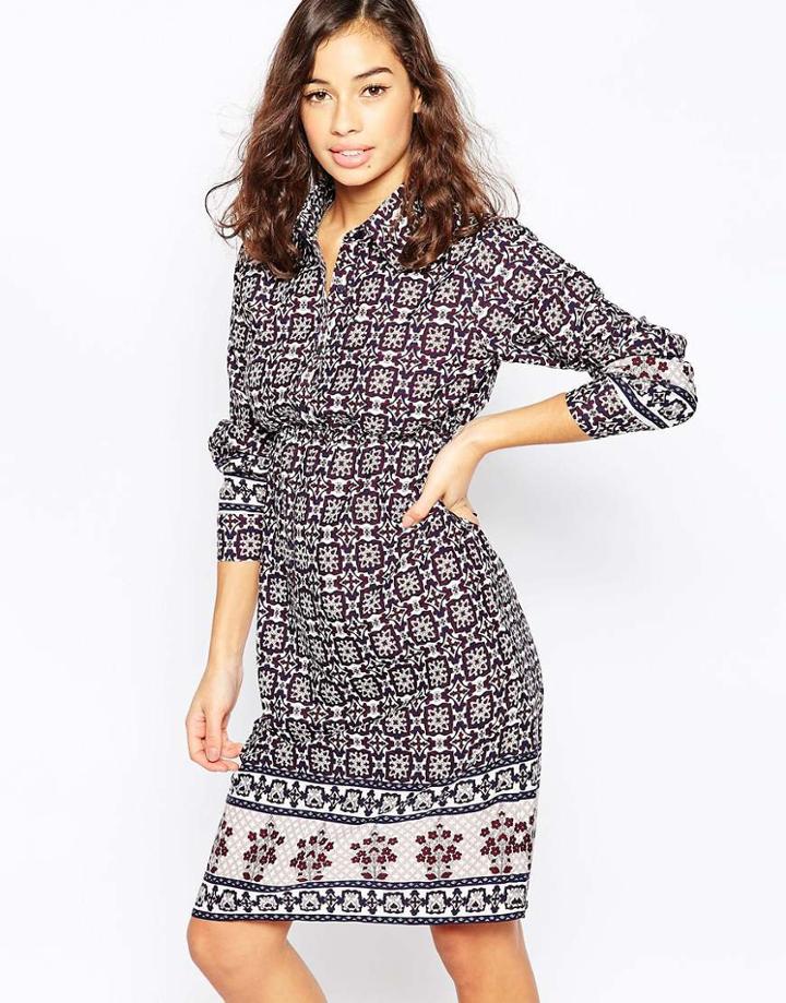 Diya Shirt Dress In Kaleidoscope Print