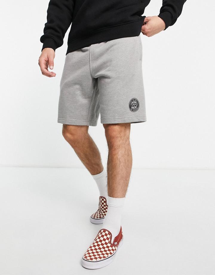 Vans Relaxed Fit Shorts Wth Drawstring In Gray