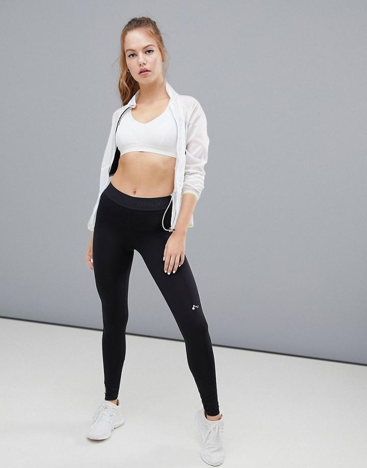 Only Play Logo Leggings - Black