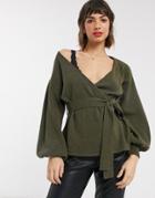 Asos Design Sleeveless Soft Shirt In Black