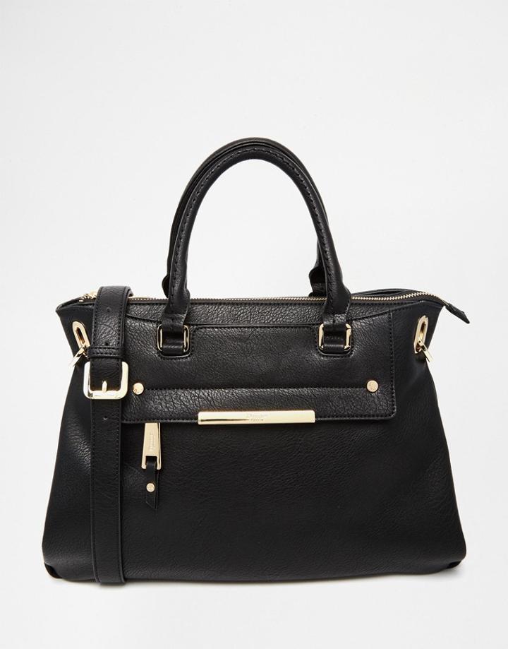 Dune Daniella Handbag With Cross Body Strap - Black