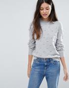 Warehouse Pom Pom Sweater - Gray