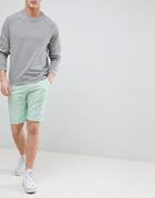 Esprit Slim Fit Chino Shorts In Aqua Green - Green