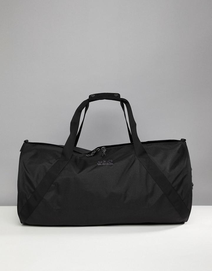 Jack Wolfskin Berkeley Duffel Bag In Black - Black