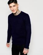 Scotch & Soda Knitted Sweater With Quilted Frontpanel - Black