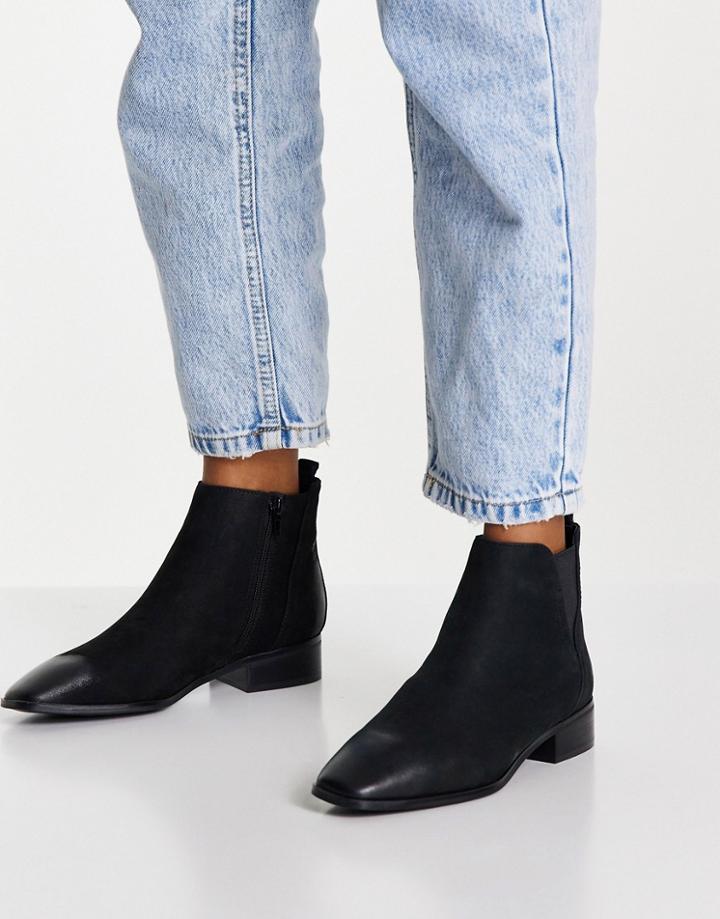 Aldo Torwenflex Leather Chelsea Boots In Black