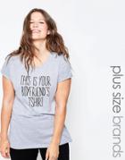 Nvme Plus Boyfriend T-shirt - Gray