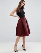 Qed London Prom Skirt - Red