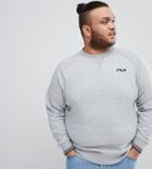Fila Vintage Plus Sweatshirt With Small Script In Gray - Gray
