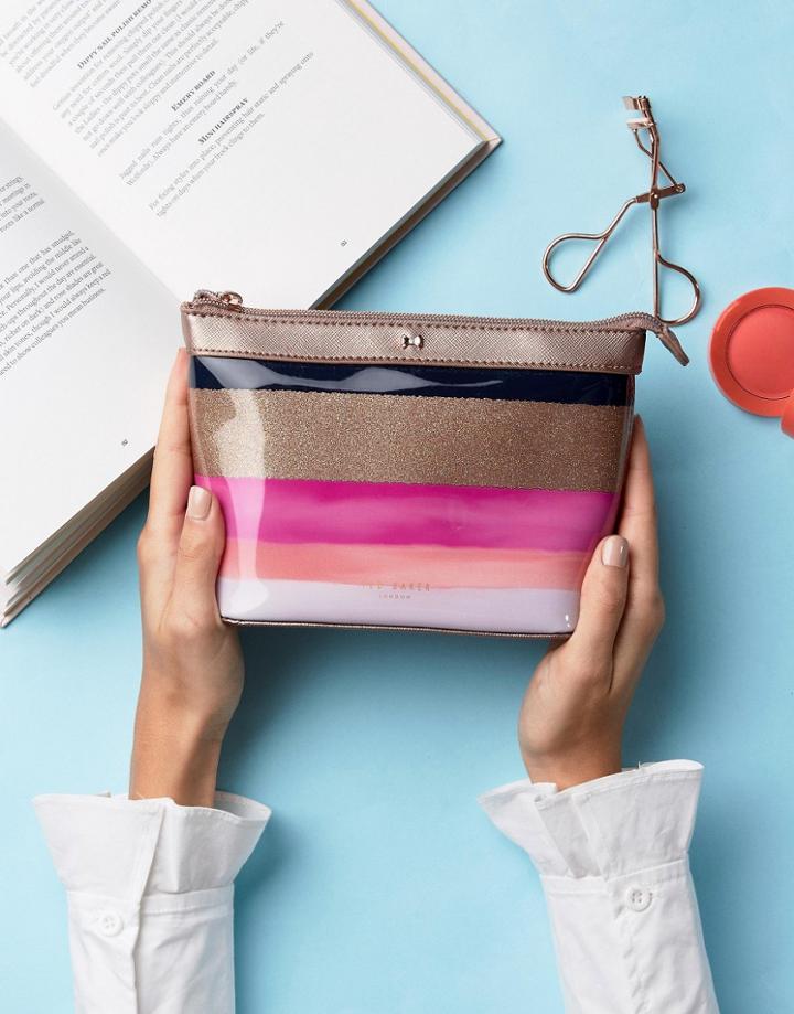 Ted Baker Darell Marina Mosaic Small Toiletry Bag - Multi