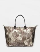 Mi-pac Weekender Bag In Tropical Metallic - Black