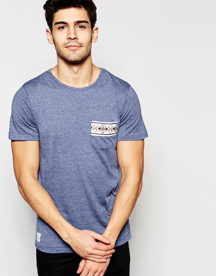 Native Youth Pocket T-shirt - Navy