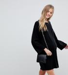 Asos Maternity Oversized Dress With Wide Sleeve - Black
