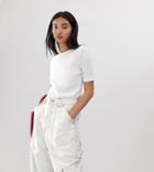 Asos Edition Embellished Batwing Romper-white