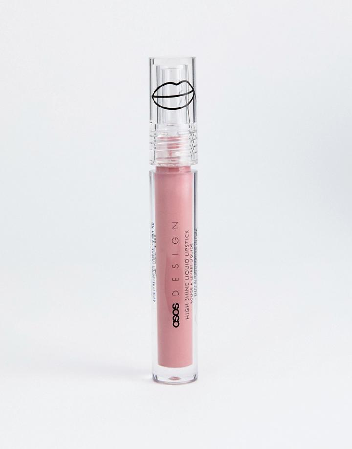 Asos Design High Shine Liquid Lipstick - Rosy - Pink