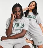 New Balance Unisex Collegiate T-shirt In Gray