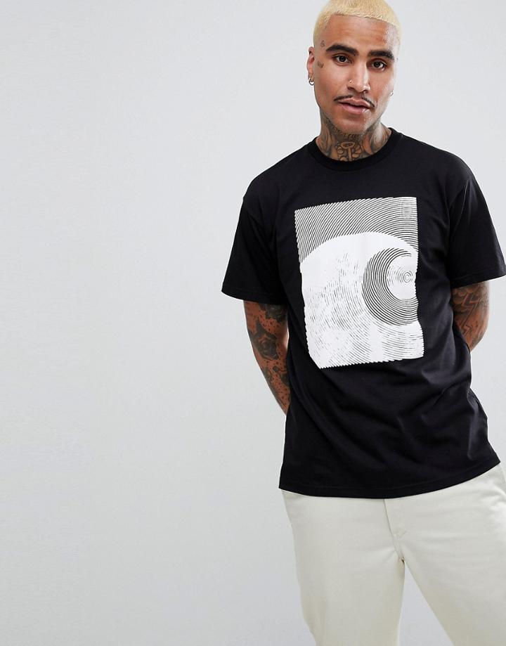 Carhartt Wip Circles T-shirt In Black - Black