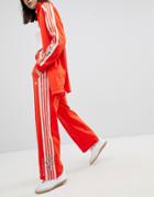 Adidas Originals Track Pant In Red And Pink - Red