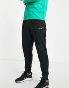 Nike Soccer Therma-fit Academy Polyknit Pants In Black