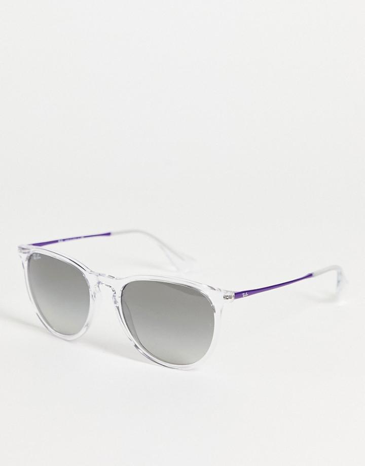 Ray-ban Womens Round Sunglasses In Clear 0rb4171