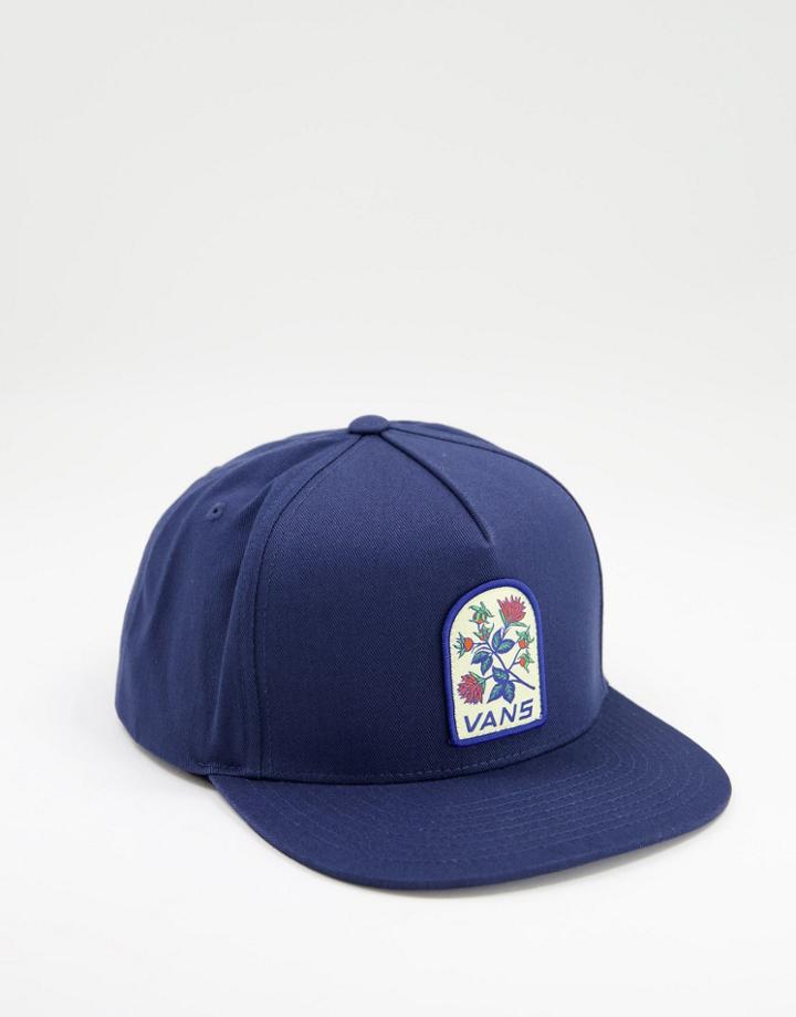 Vans Fayston Snapback Cap In Navy