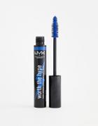Nyx Professional Makeup Worth The Hype Color Mascara - Blue - Blue