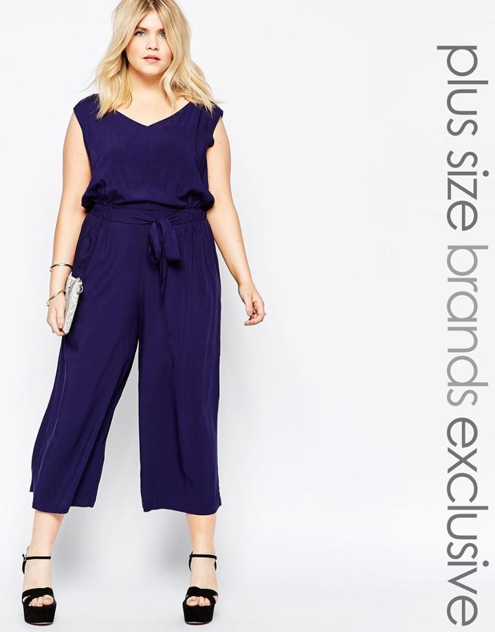 Alice & You Wide Leg Jumpsuit - Navy