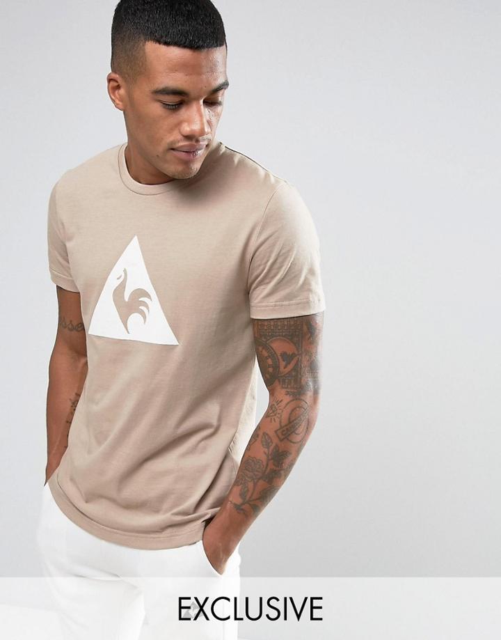 Le Coq Sportif Brown T-shirt With Large Logo In Brown 1711091 - Brown