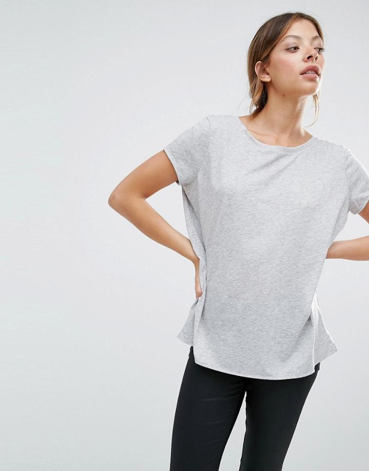 Cheap Monday Effect Top - Gray Melange