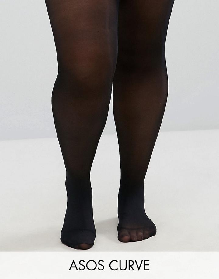 Asos Curve 50 Denier 2 Pack Tights - Black