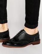 Kurt Geiger Niles Derby Brogue Shoe - Black