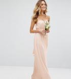 Tfnc Wedding Bandeau Maxi Dress - Pink
