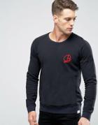 Scotch And Soda Constructed Sweatshirt - Black