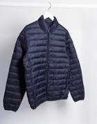 Selected Homme Padded Funnel Neck Jacket-navy