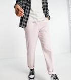 New Look Cord Utility Sweatpants In Pink