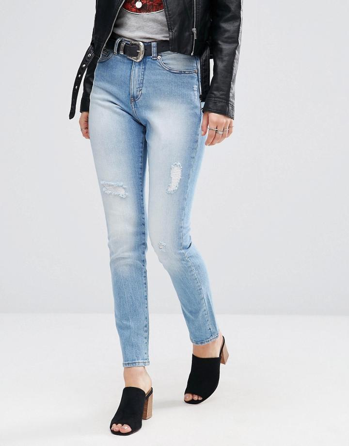 Cheap Monday Donna Boyfriend Jeans L32 - Blue