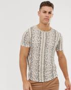 Jack & Jones Premium Printed T-shirt In Pink