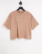 Reebok T-shirt In Sepia-brown
