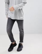 Hugo 734 Skinny Jean In Gray Wash - Gray