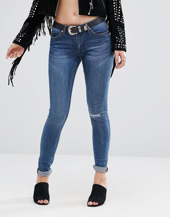 Cheap Monday Prime Skinny Jeans L34 - Blue