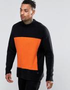 Diesel K-ubertus Square Sweater - Black
