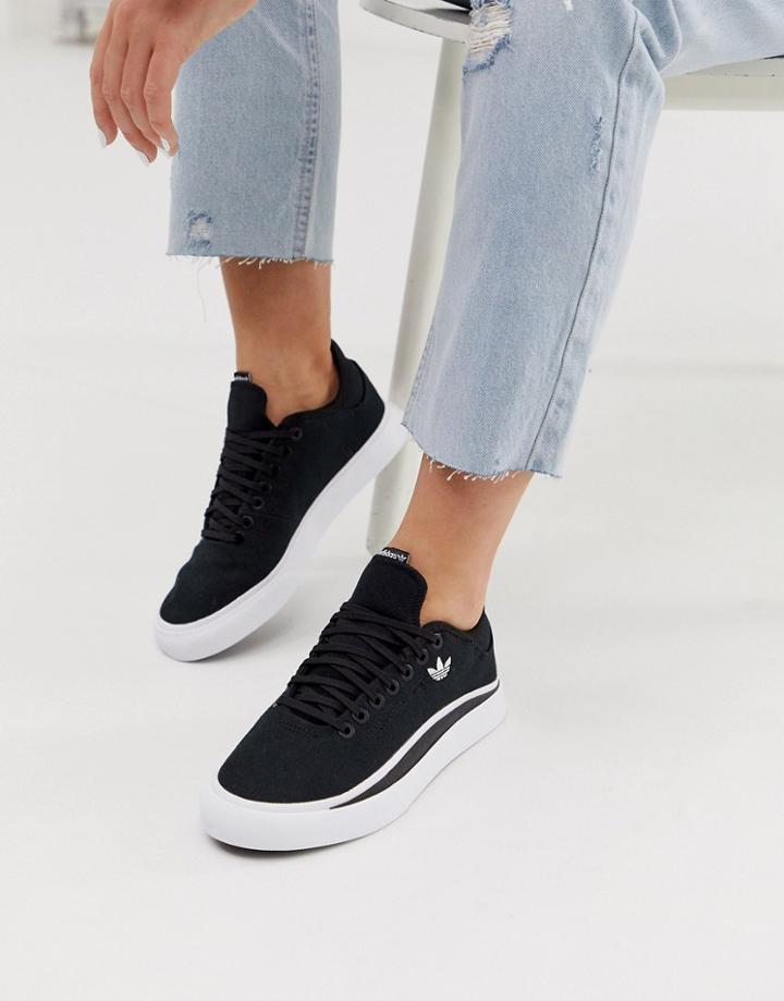 Adidas Originals Sabalo Sneaker In Black And White - Black