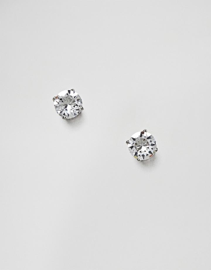 Simon Carter Round Clear Earrings With Crystals From Swarovski - Clear