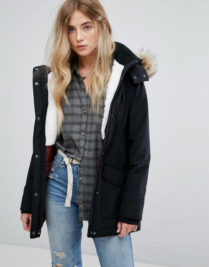 Hollister All Weather Parka - Black