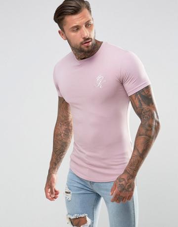 Gym King Muscle T-shirt In Pink - Pink