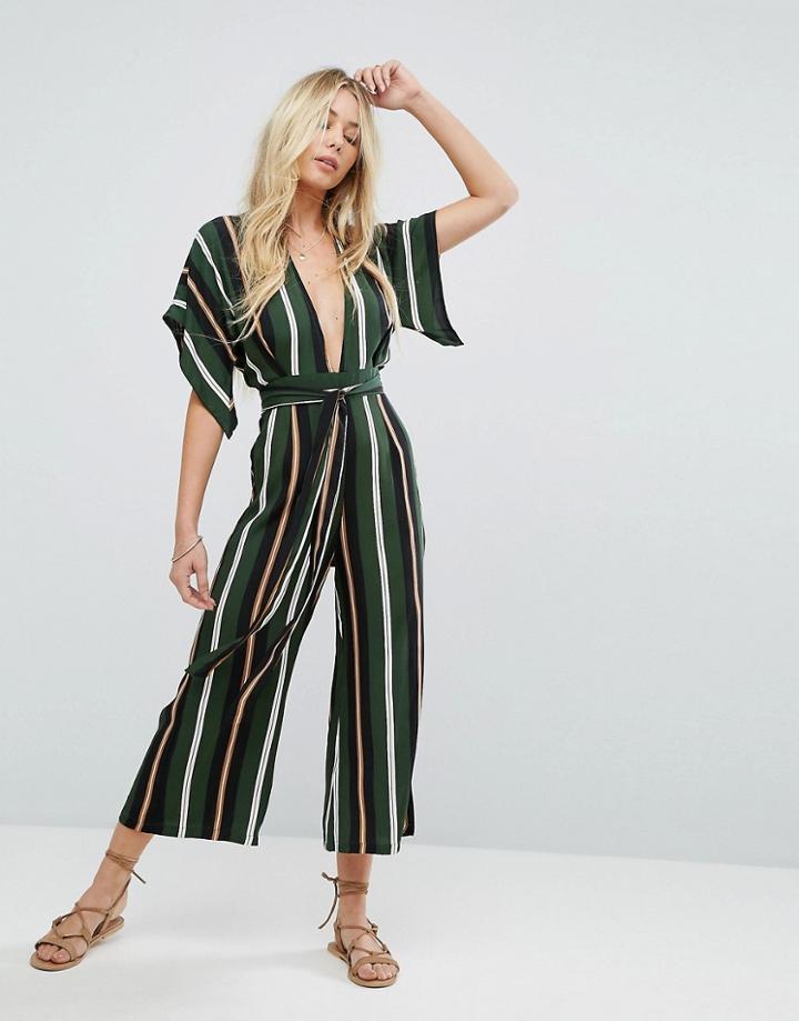 Faithfull Stripe Jumpsuit - Multi